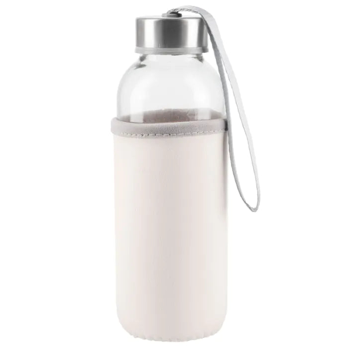 Botella de cristal con funda personalizada · 420 ml