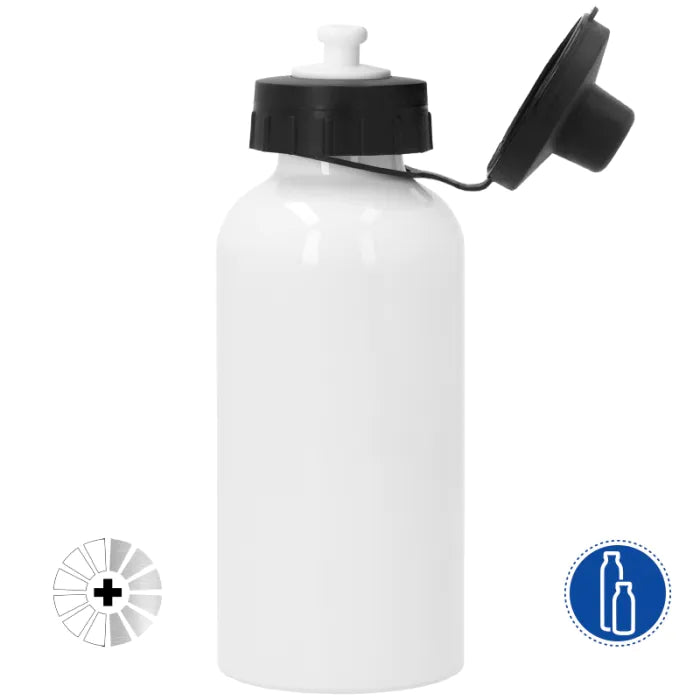 Botella de aluminio personalizada con dosificador