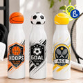 Ejemplo personalizado: Termo personalizado con tapón deportivo · 550 ml. Diseño orientativo; personalización a tu gusto.