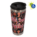 Ejemplo personalizado: Vaso térmico cónico personalizado · 450 ml. Diseño orientativo; personalización a tu gusto.