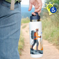 Ejemplo personalizado: Termo personalizado con colador · 1 L. Diseño orientativo; personalización a tu gusto.