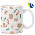 Ejemplo personalizado: Taza blanca personalizada con foto · 325 ml. Diseño orientativo; personalización a tu gusto.