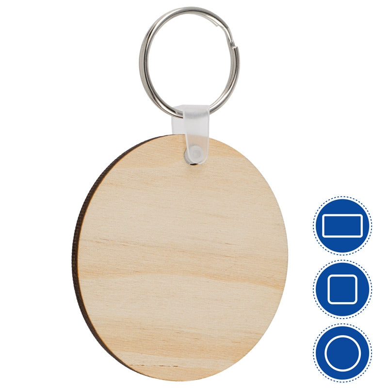 Llavero de madera personalizado con foto · artículo base para personalizar