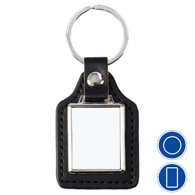 Llavero de polipiel personalizado con foto · artículo base para personalizar