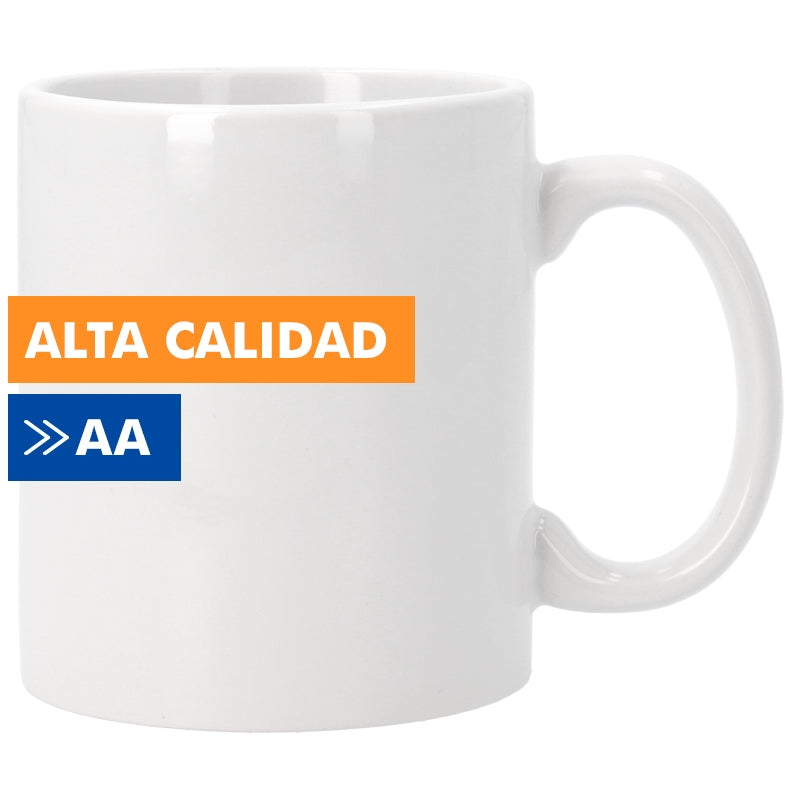 Taza blanca personalizada con foto · 325 ml · artículo base para personalizar