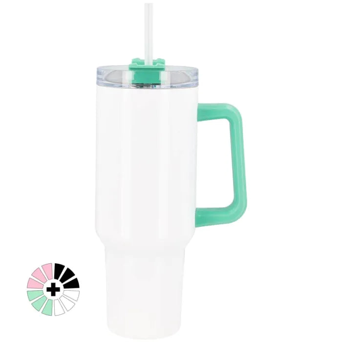 Jarra térmica personalizada con asa de color · 1,2 L