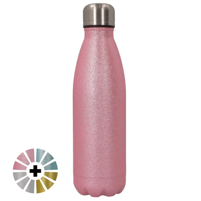 Termo glitter personalizado · 500 ml