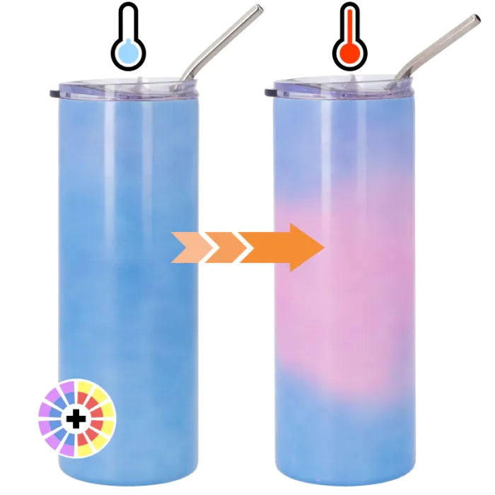 Vaso personalizado que cambia de color con el calor · 600 ml